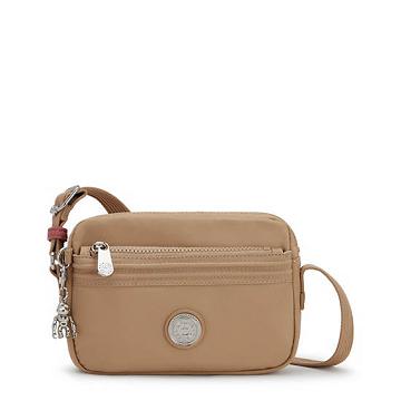 Kipling Abanu Slim Crossbody Bags Natural Beige | CA 1033TC